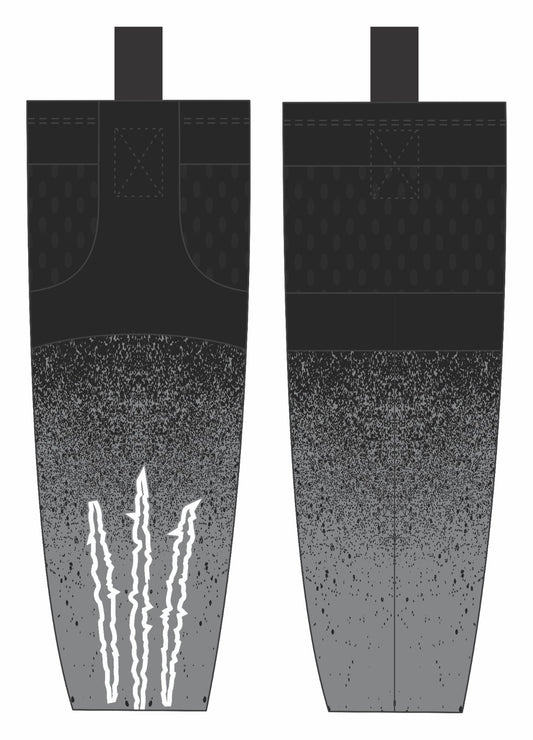 Delmarva Raptors Blackout Socks - Black {4 Options}