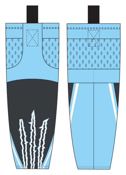Delmarva Raptors Official Game Socks - Home (Blue)