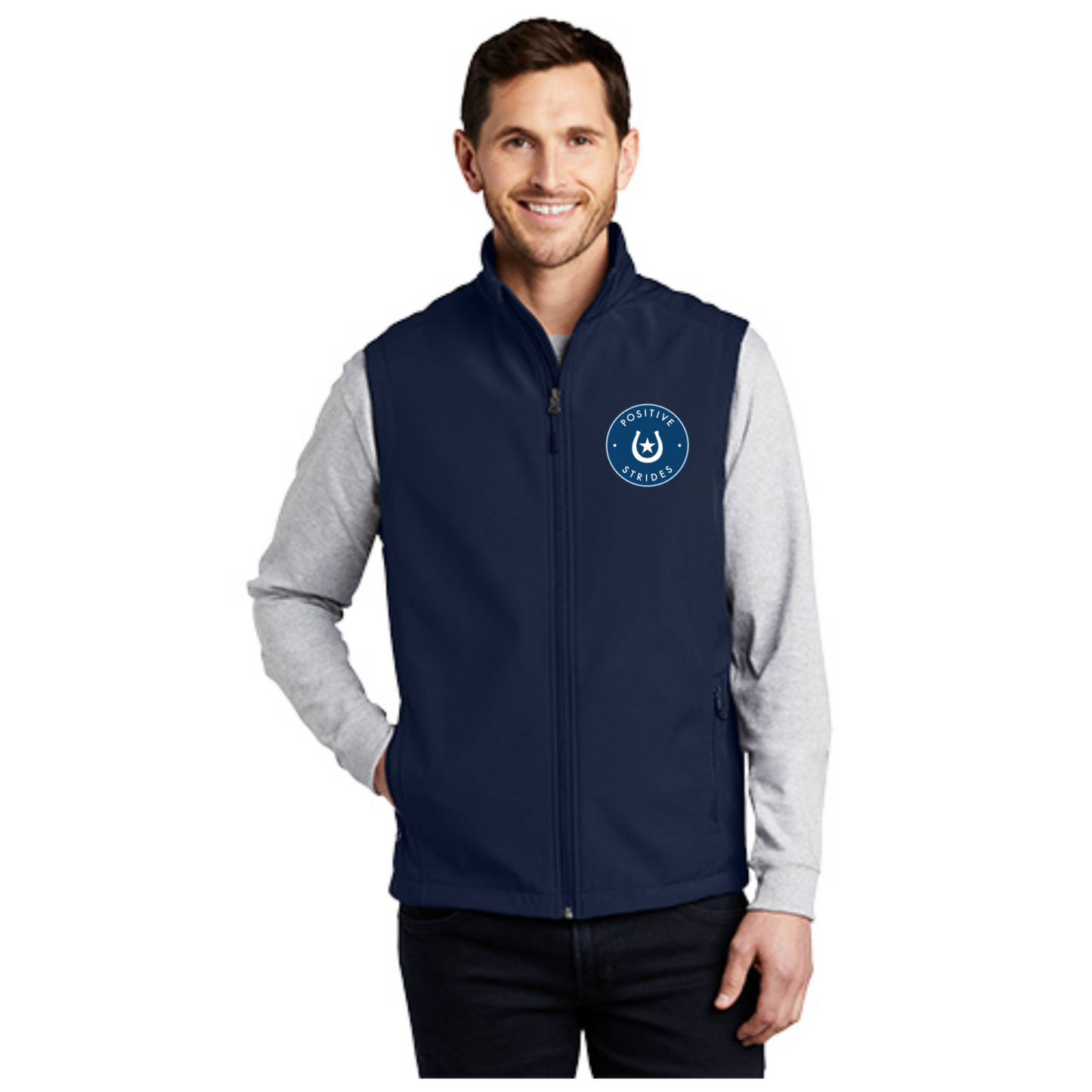 Positive Strides Core Soft Shell Vest ~ Men's/Unisex
