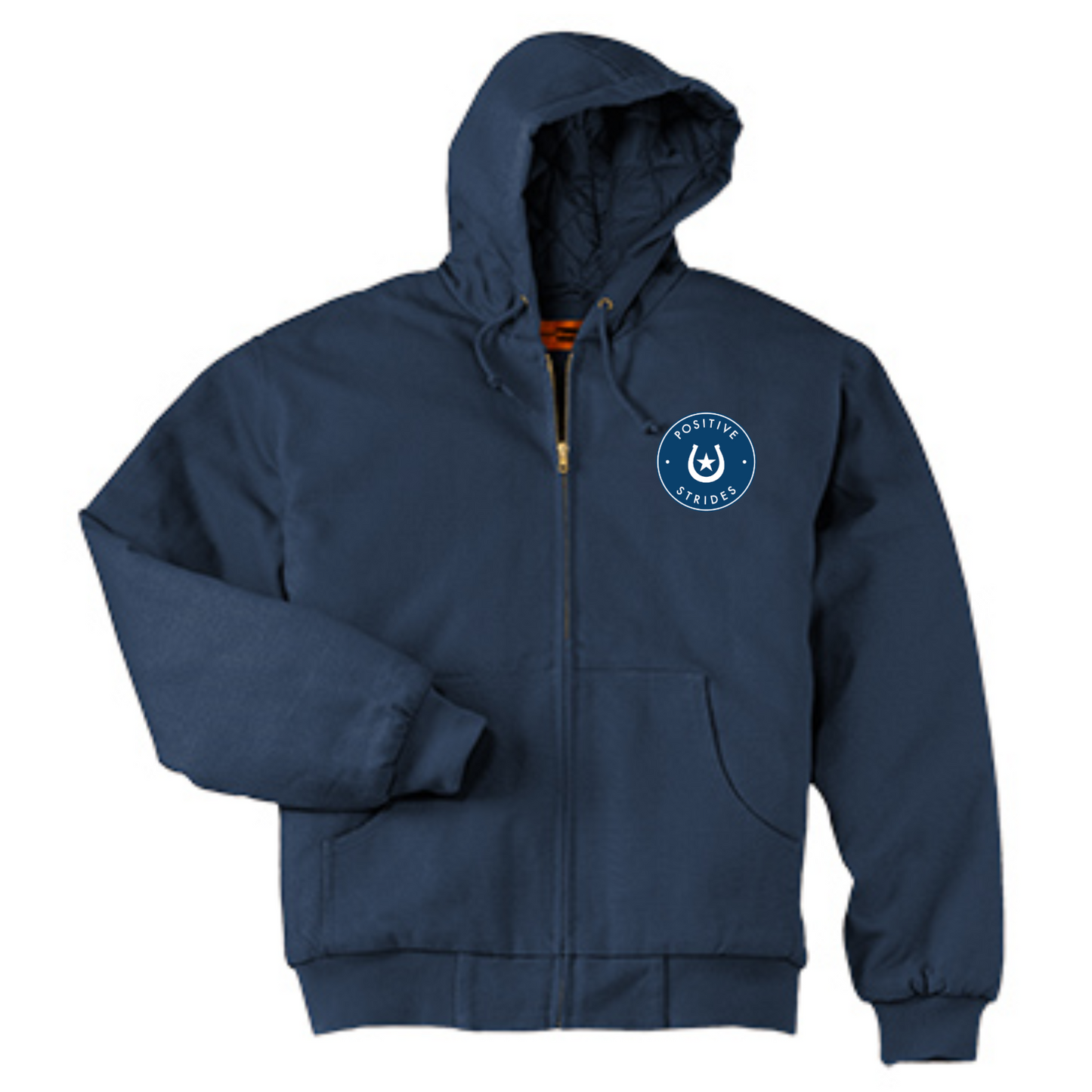 Positive Strides Duckcloth Hooded Work Jacket ~ Men's/Unisex