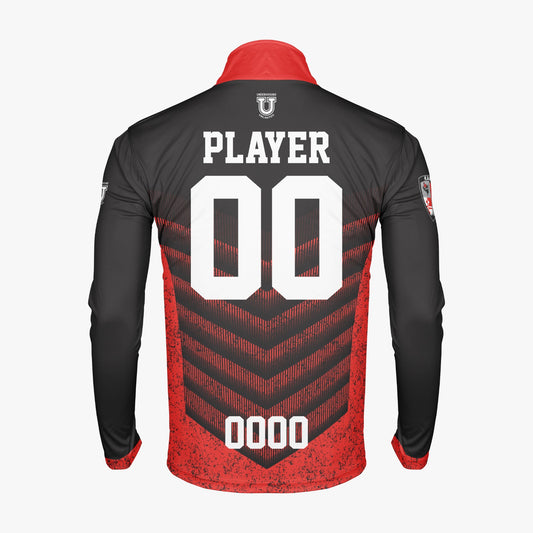 Shore Kaos Dri Tech Performance 1/4 Zip Pullover ~ Orange Armor