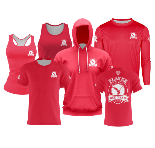 Kent School Team Color Performance Apparel ~ Red Team