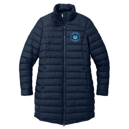 Positive Strides Puffy Long Jacket ~ Women's