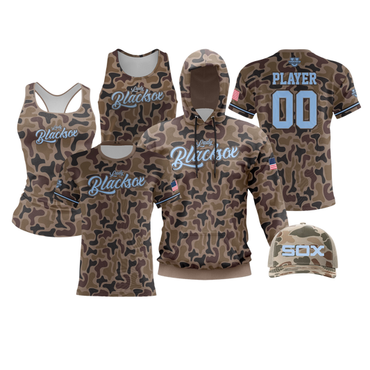 Lady Black Sox Performance Dri Tech Design ~ Camo