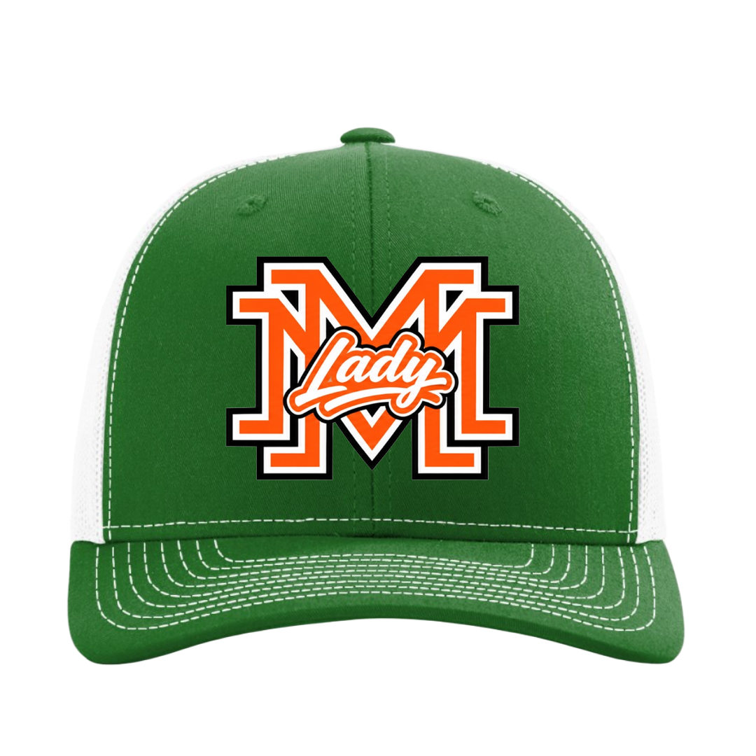 Lady Mavericks Embroidered Hat ~ 112 Green/White Snapback