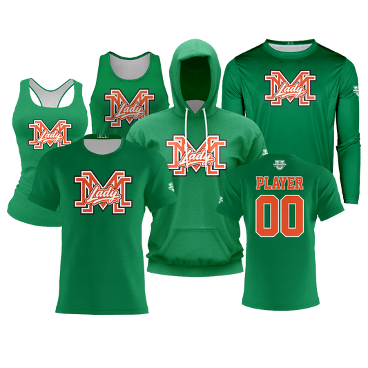 Lady Mavericks Softball Performance Dri Tech Design ~ Green