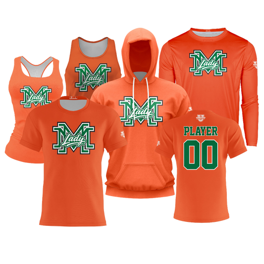 Lady Mavericks Softball Performance Dri Tech Design ~ Orange