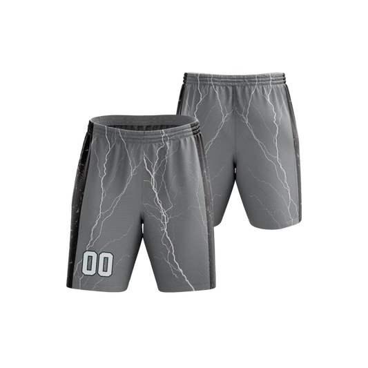 Lakeshore Dri Tech Stretch Training Shorts ~ Lightning Black Ombre
