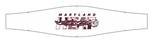 Maryland Heat ~ White Grayscale Flag Headband