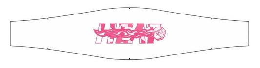 Maryland Heat ~ White Pink Maryland Heat Headband