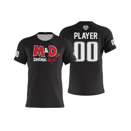 M&D Shore Performance Dri Tech Apparel ~ Solid Black