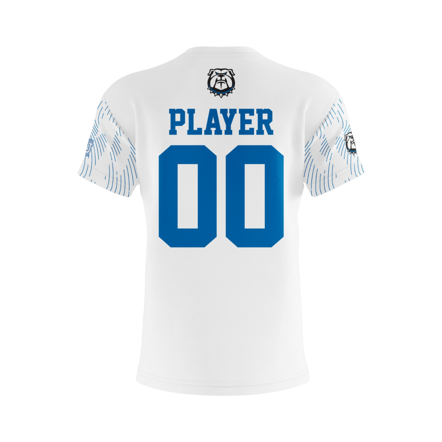 North Caroline Performance Apparel ~ Dawgs Lacrosse {White Lined Block}