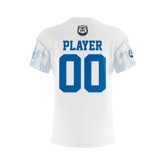 North Caroline Performance Apparel ~ Dawgs Lacrosse {White Lined Block}