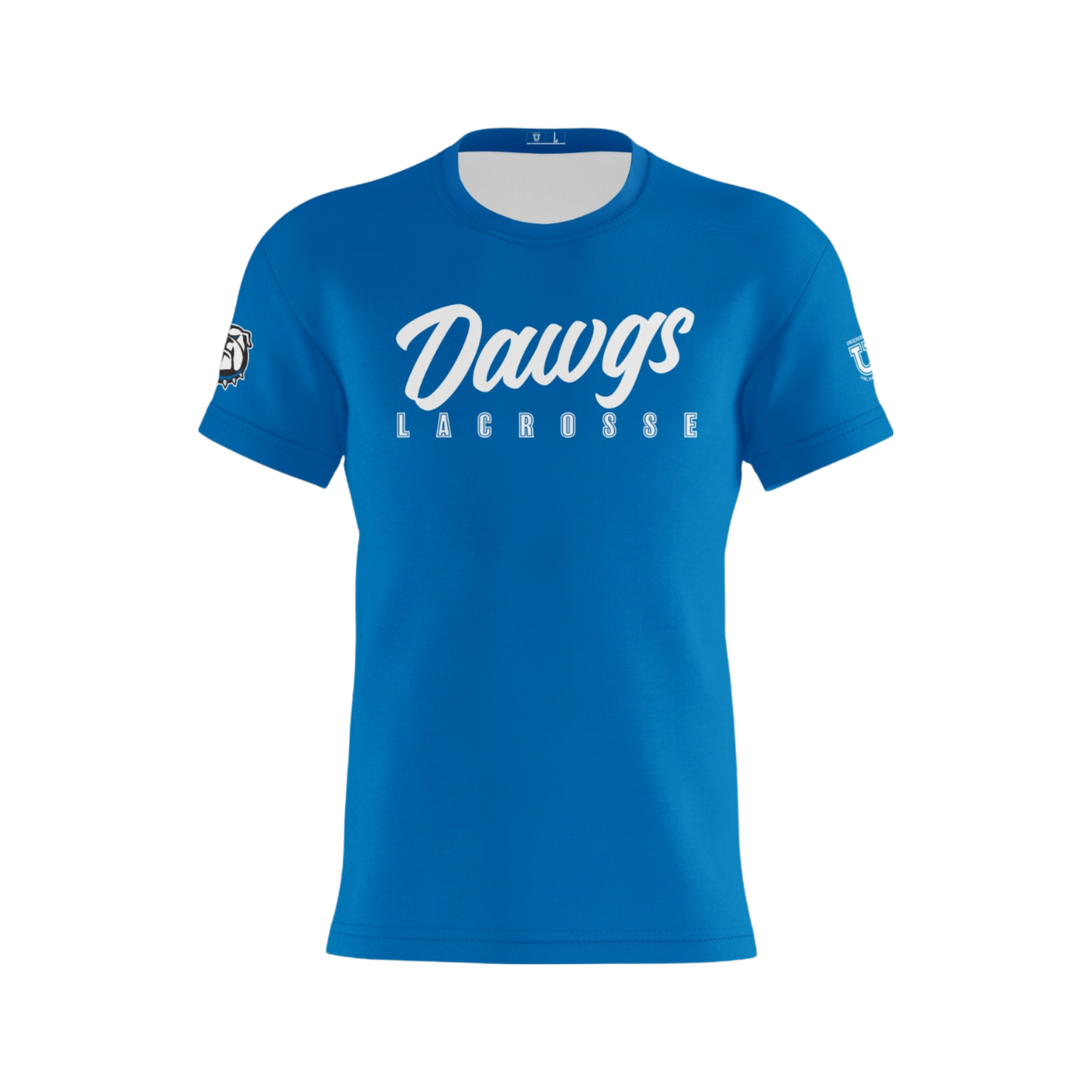 North Caroline Performance Apparel ~ Dawgs Lacrosse {Blue Script}