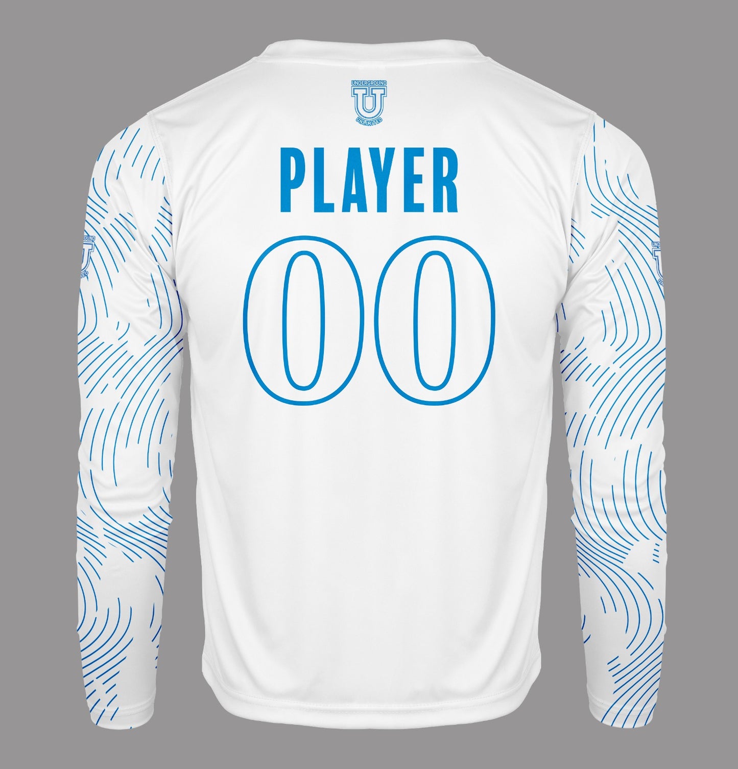 Caroline Cougars Pro Performance Sun Long Sleeve ~ White Royal Lineage