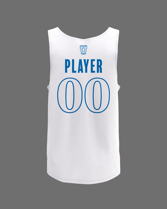 Caroline Cougars Dri Tech Tank Top ~ White Royal Lineage