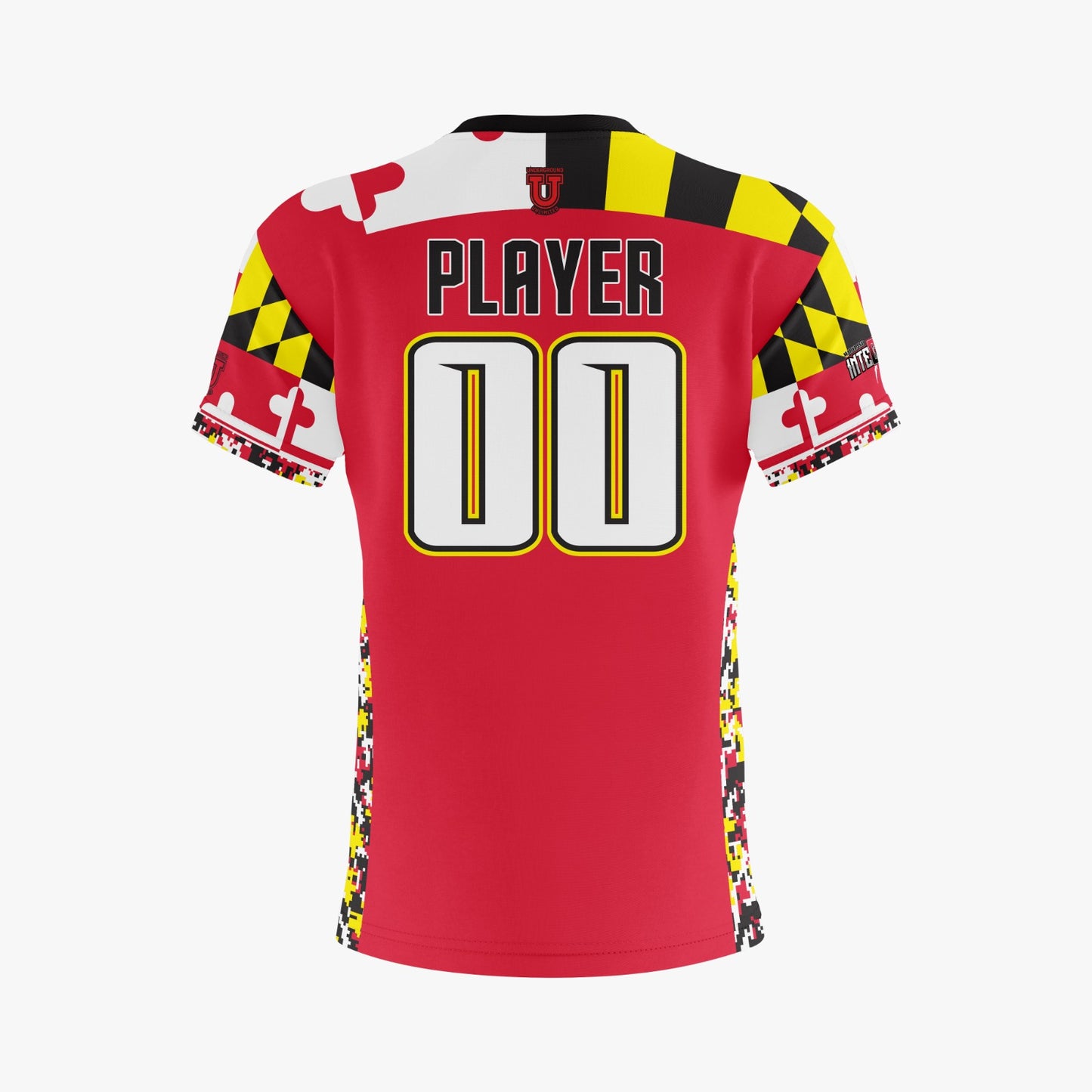 UU MD Integrity Performance Dri Tech Shirt ~ Red Maryland Flag {Fall 2023}