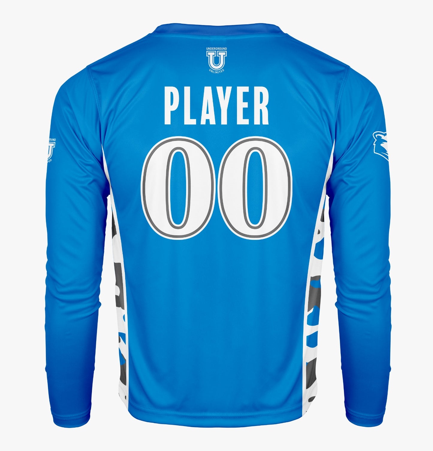 Caroline Cougars Pro Performance Sun Long Sleeve ~ Royal Camo Sides