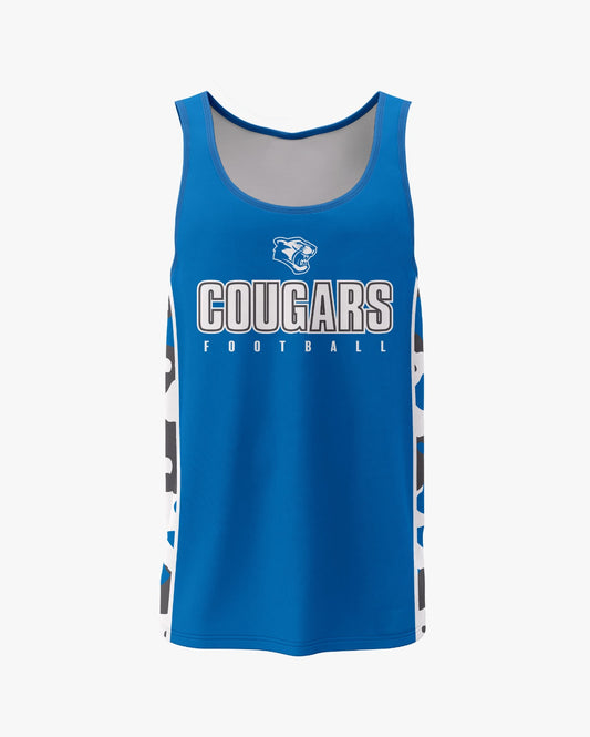 Caroline Cougars Dri Tech Tank Top ~ Royal Camo Sides