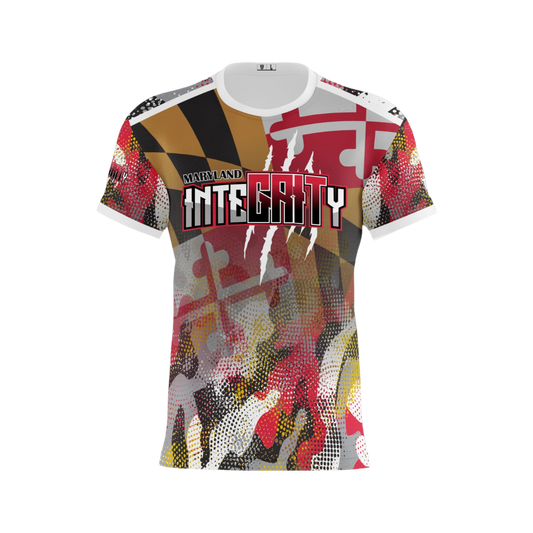 UU MD Integrity Performance Dri Tech Shirt ~ Maryland Flag Camo