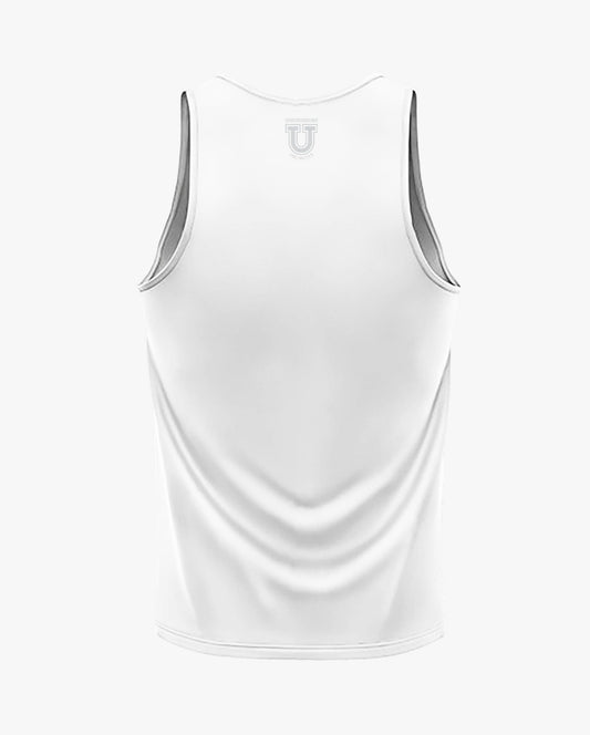 Buccaneers Cheerleading Dri Tech Men's Tank Top ~ Solid White