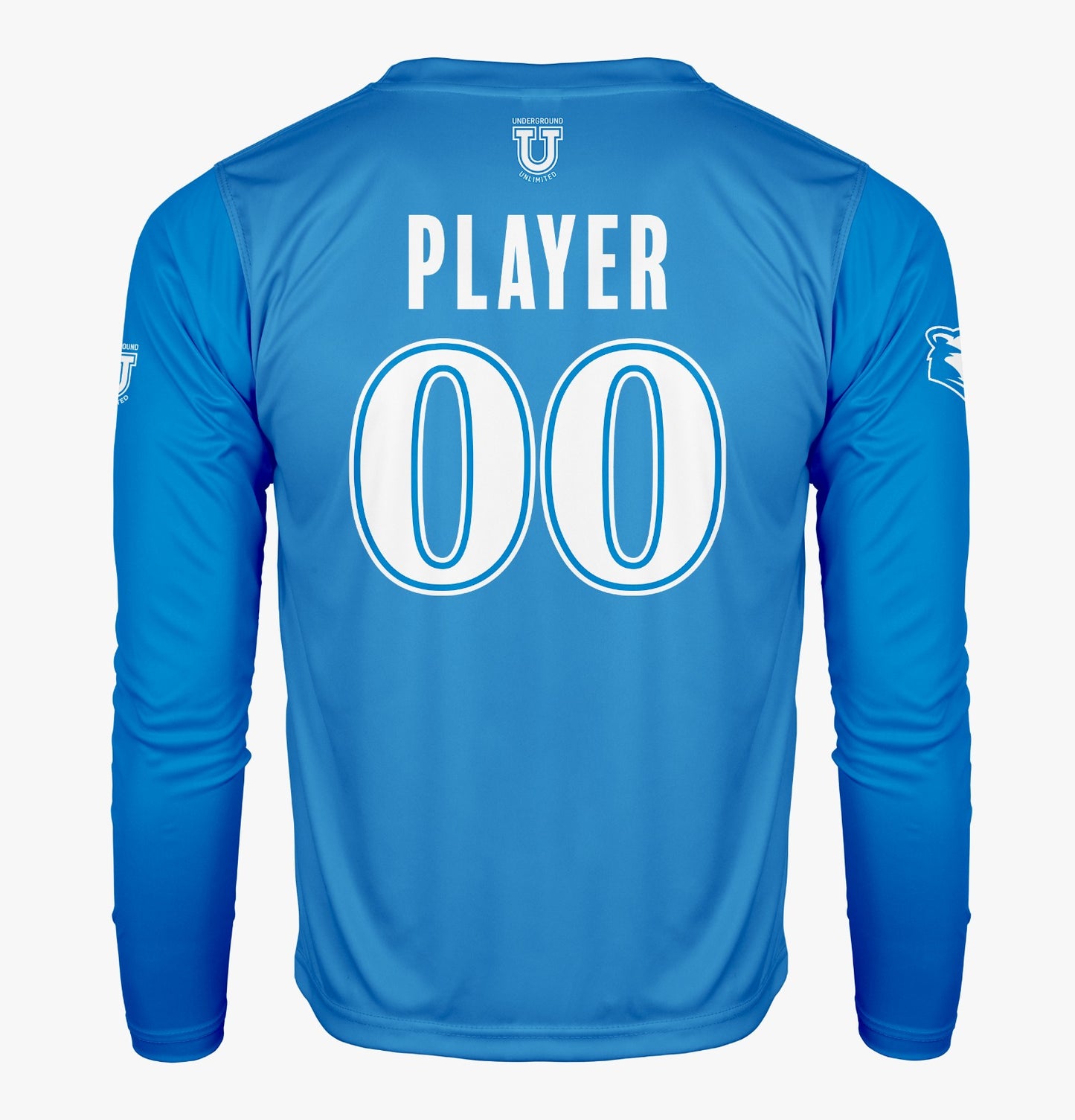Caroline Cougars Pro Performance Sun Long Sleeve ~ Royal Block Script