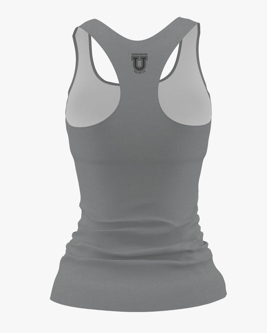 Buccaneers Cheerleading Dri Tech Women's Razorback ~ Solid Grey
