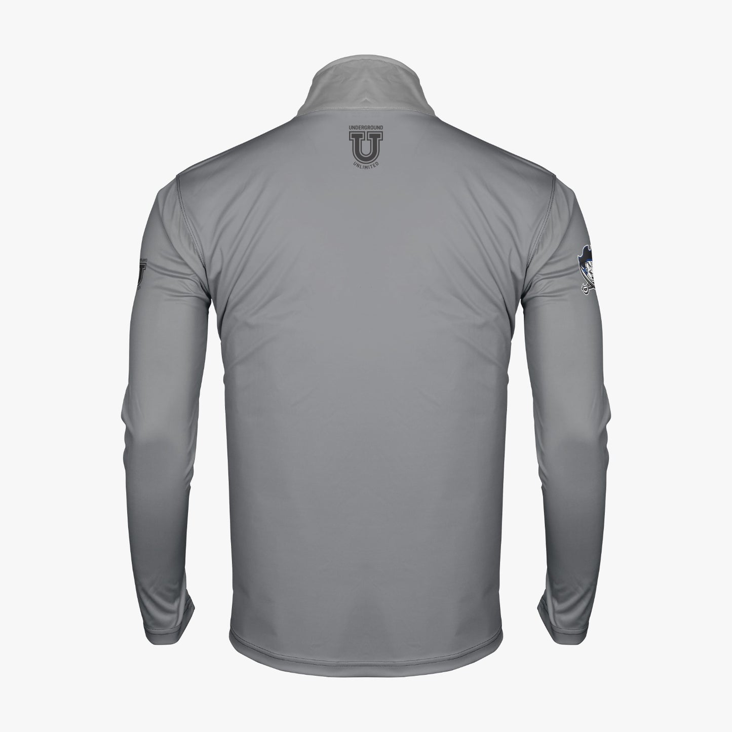 Buccaneers Cheerleading Dri Tech Performance 1/4 Zip Pullover ~ Solid Grey