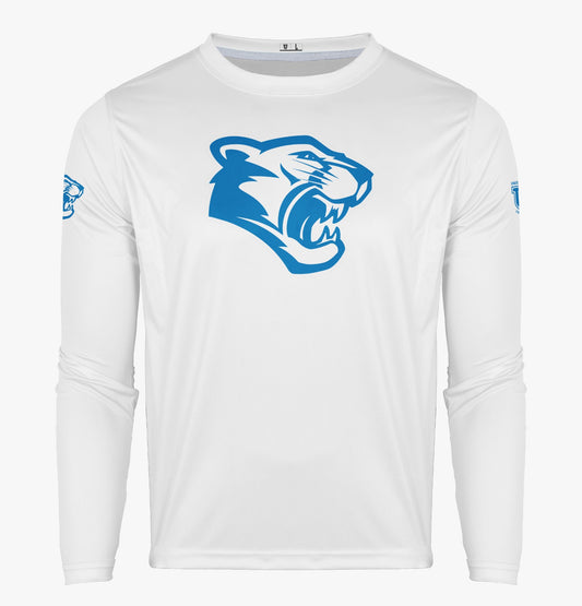 Caroline Cougars Pro Performance Sun Long Sleeve ~ White Cougar Logo