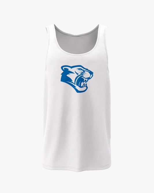 Caroline Cougars Dri Tech Tank Top ~ White Cougar Logo