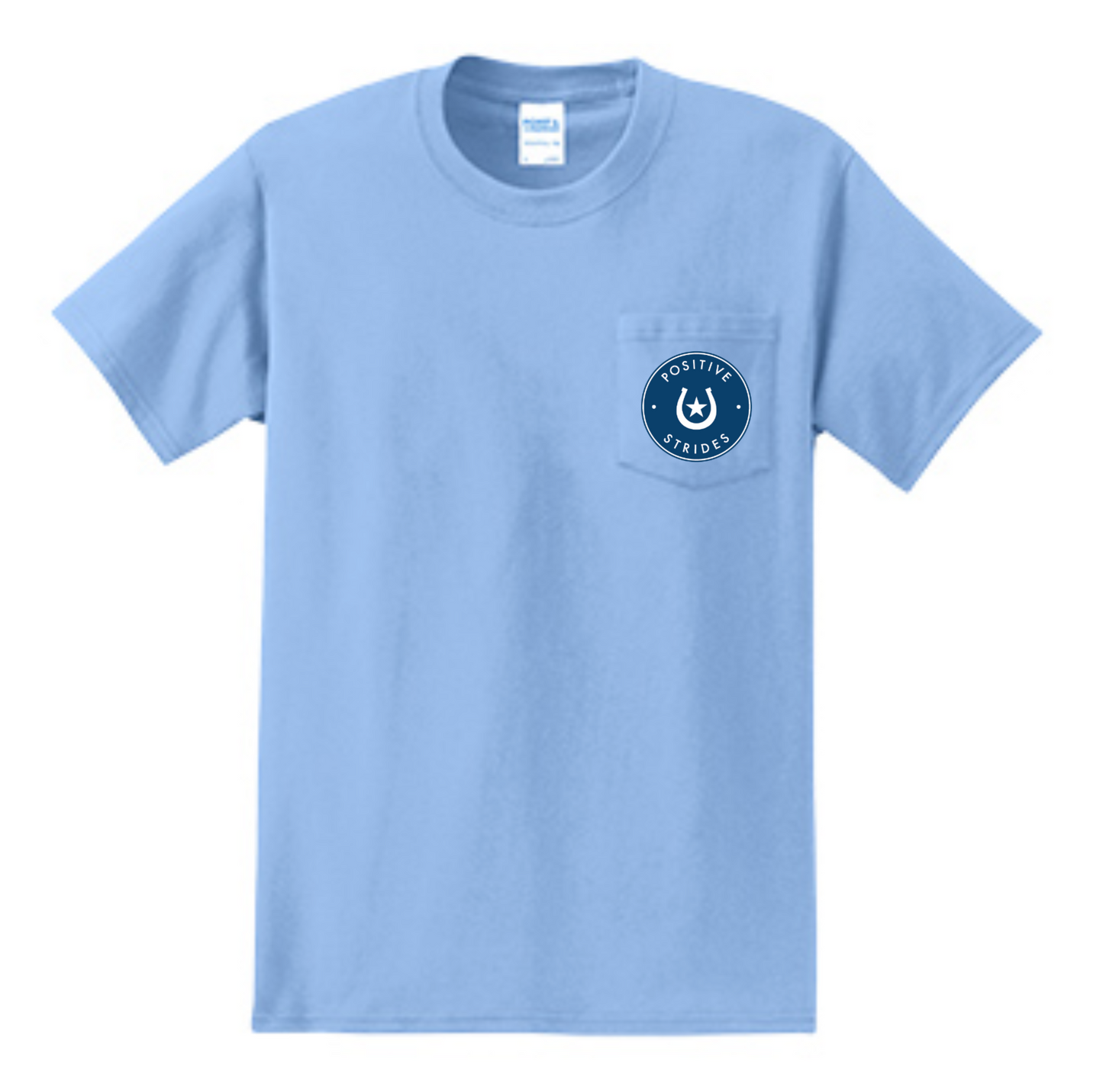 Positive Strides Pocket Cotton Tee ~ Men's/Unisex
