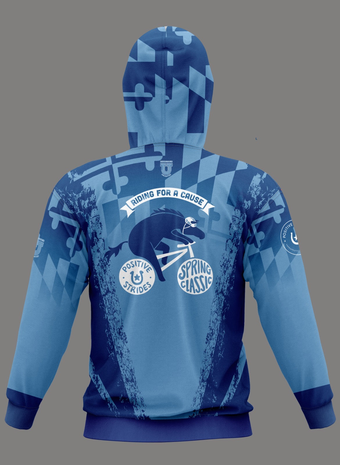 Positive Strides "Spring Classic" Performance Hoodie ~ Columbia Maryland Fade