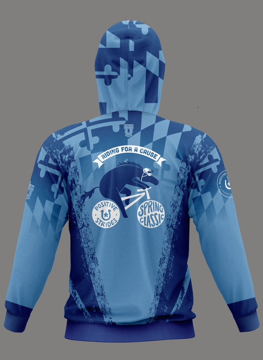 Positive Strides "Spring Classic" Performance Hoodie ~ Columbia Maryland Fade