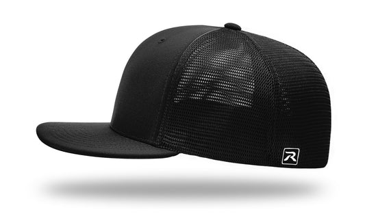 "KAOS" 3D Puff Embroidered Hat ~ All Black PTS20m