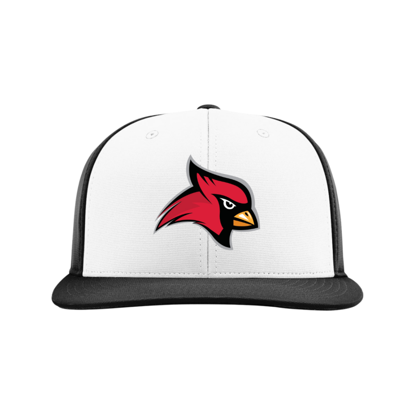 Crofton Cardinals Embroidered Hat ~ White/Black