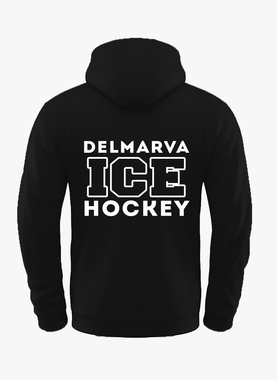 Delmarva Ice Hockey Embroidered Cotton Hoodie