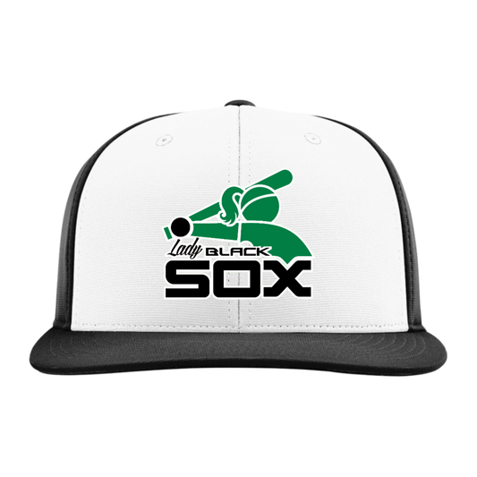 Lady Black Sox Embroidered Hat ~ Black/White