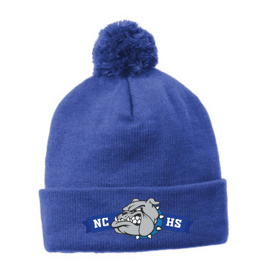 North Caroline Pom Beanie {Royal}