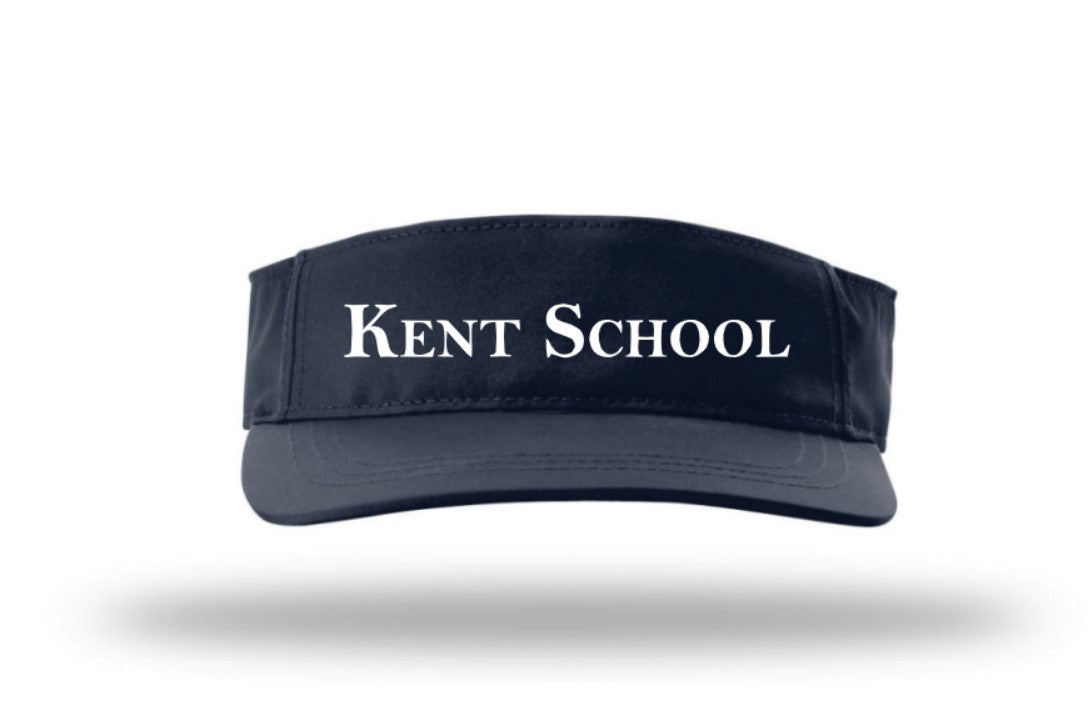 The Kent School Embroidered Visor ~ Navy