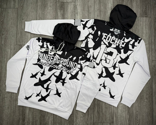 Underground Unlimited 2025 Performance Dri Tech Apparel ~ Shark Flow