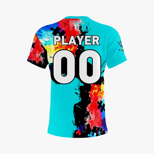 Autism Awareness Performance Apparel ~ Watercolor {Teal}