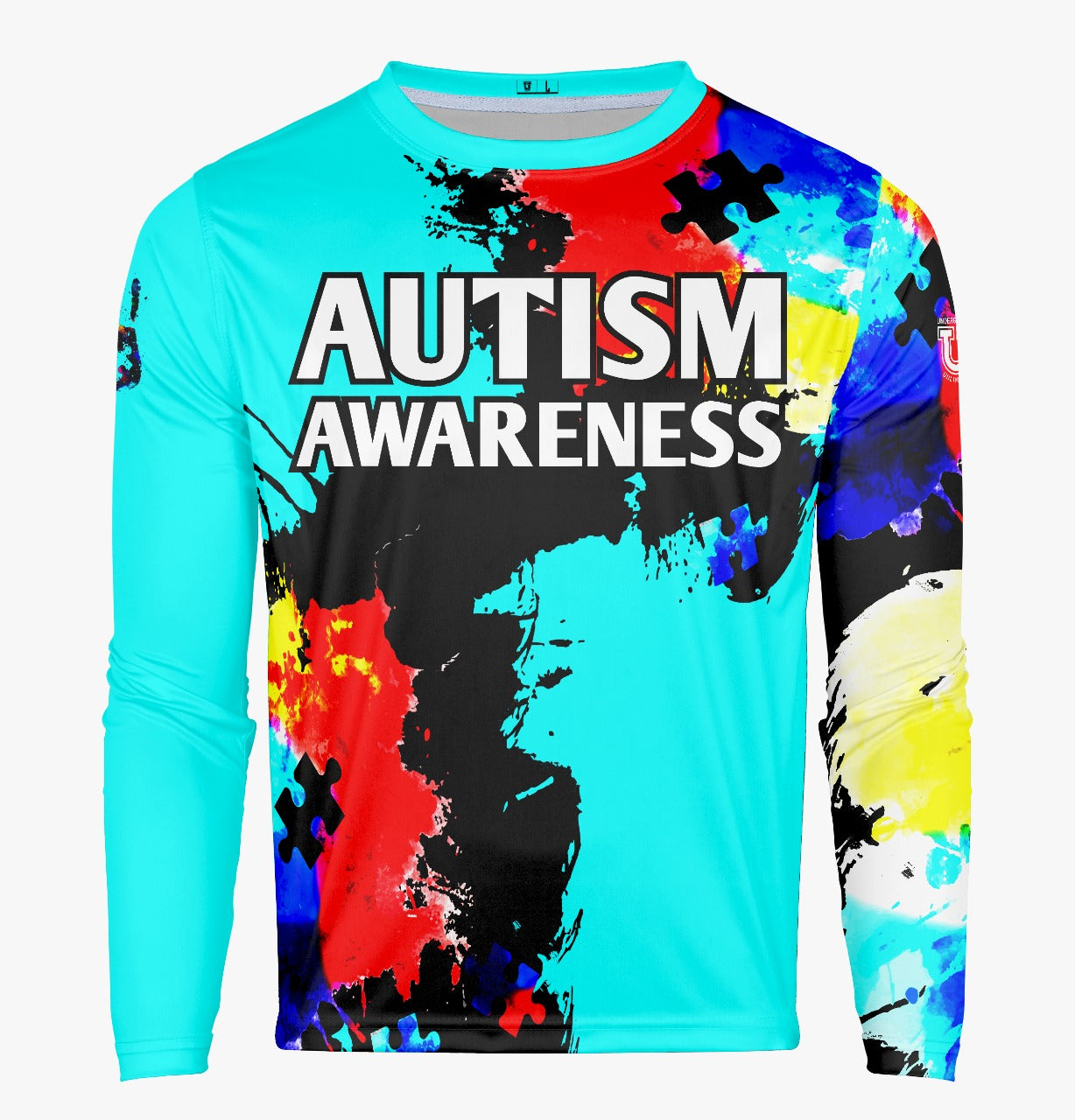 Autism Awareness Performance Apparel ~ Watercolor {Teal}