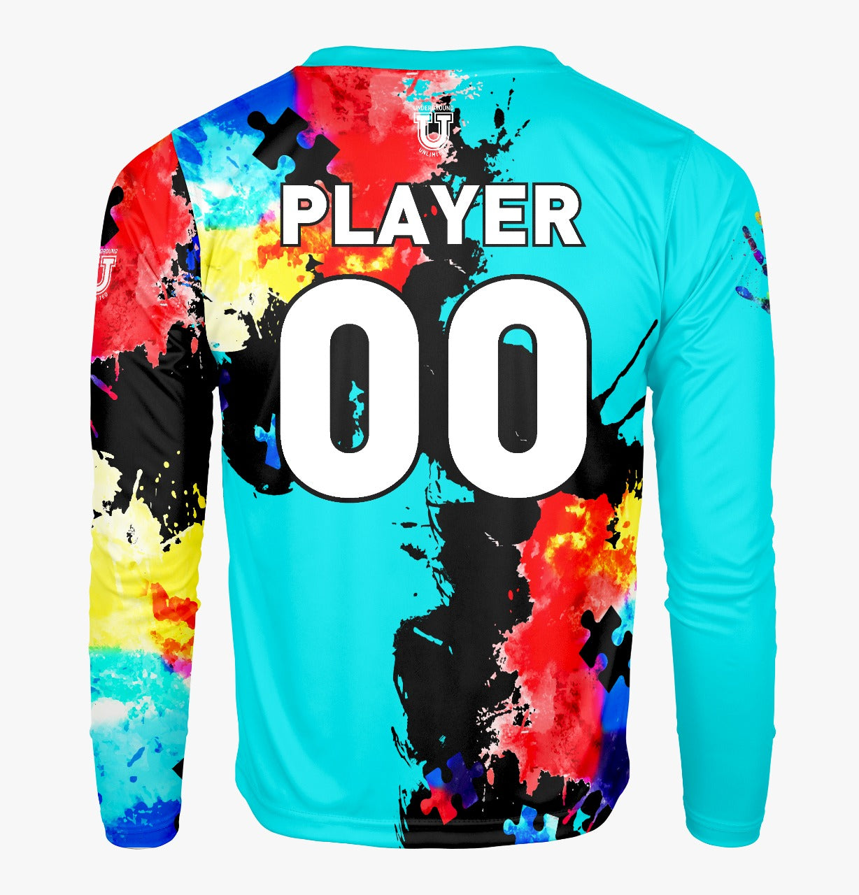 Autism Awareness Performance Apparel ~ Watercolor {Teal}
