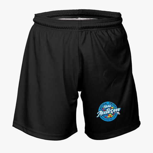 Team Autism Dri Tech Stretch Training Shorts {Black}