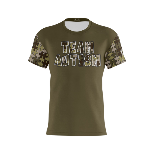 Team Autism Performance Apparel ~ Olive Drab & Camo