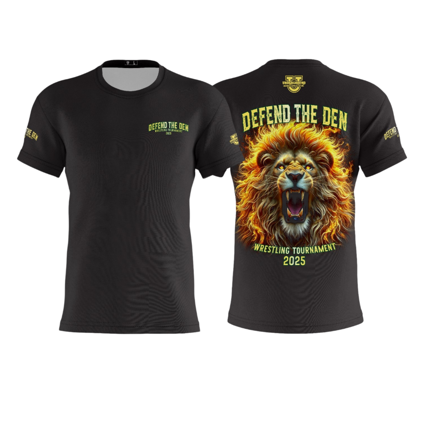 ***UQA Wrestling "Defend The Den 2025" Performance Dri Tech Apparel ~ DTD 2025***