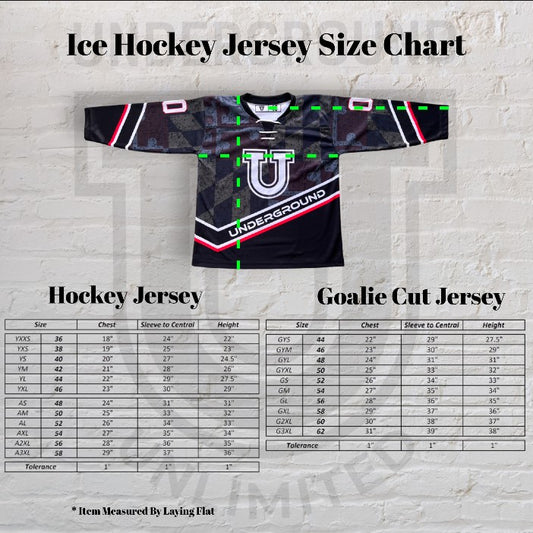 Delaware Ducks Ice Hockey Jersey - Holiday Lights {Black Stripes}