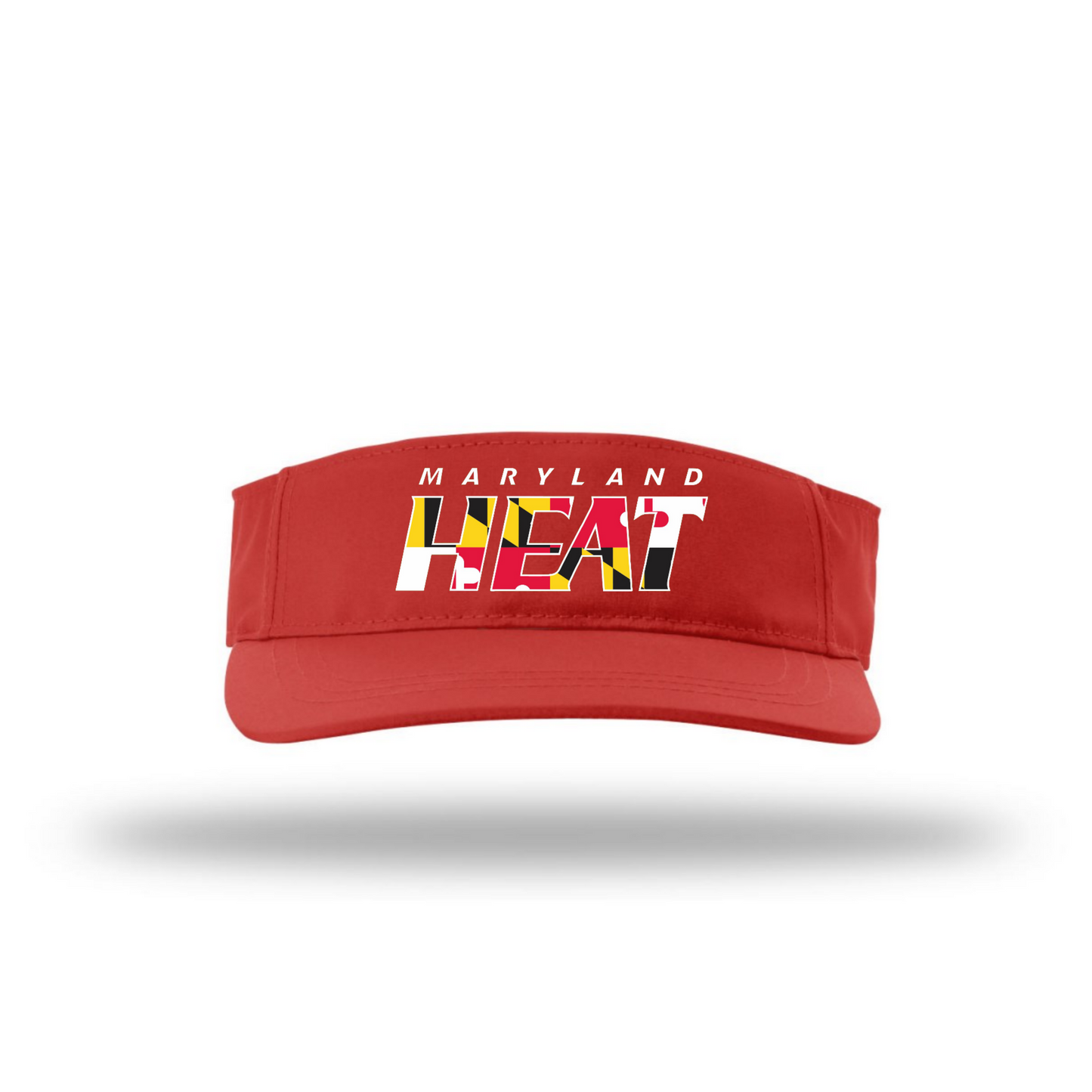 Maryland Heat Visor ~ Red