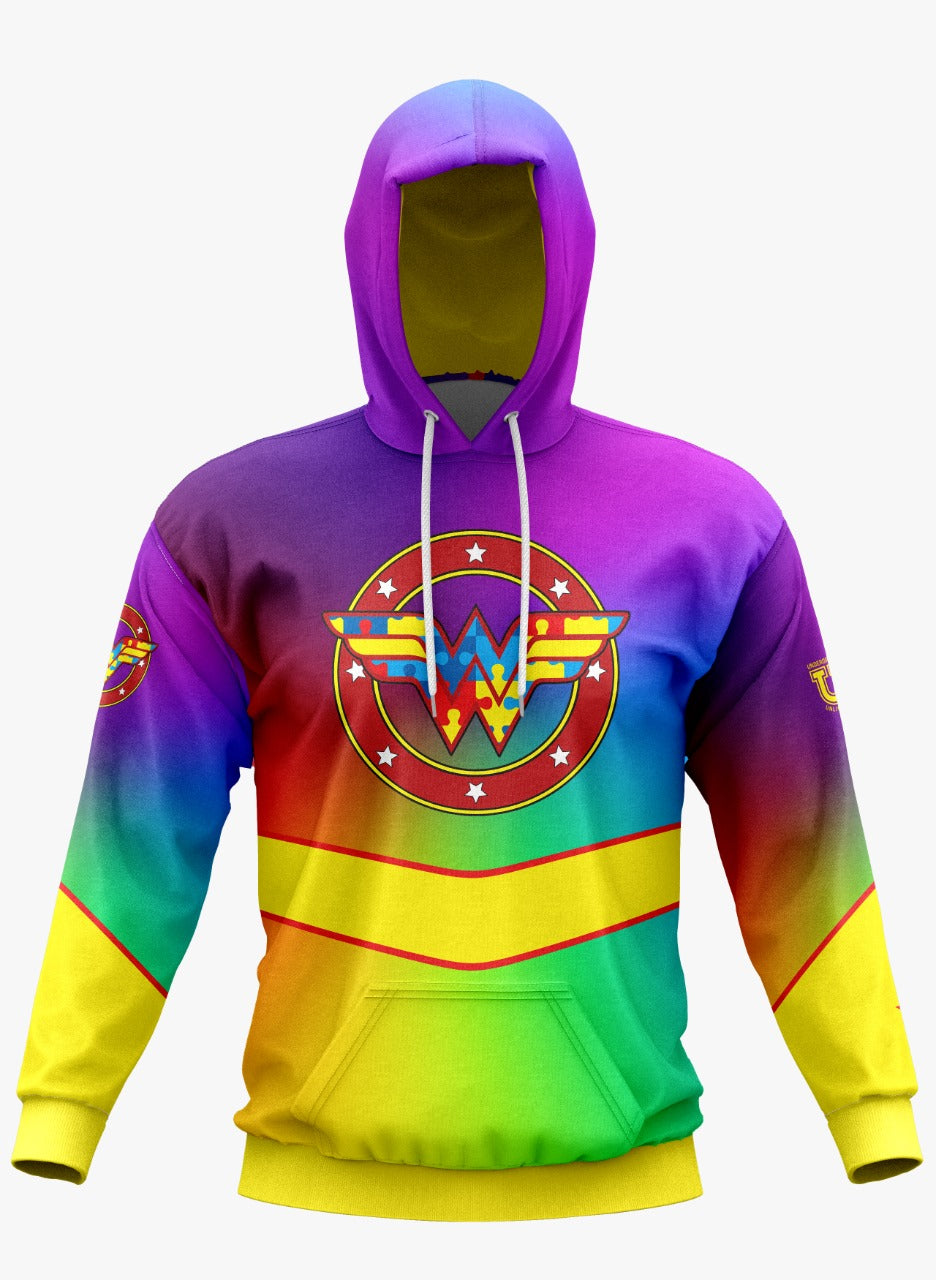 Team Autism Wonderwoman ~ Rainbow