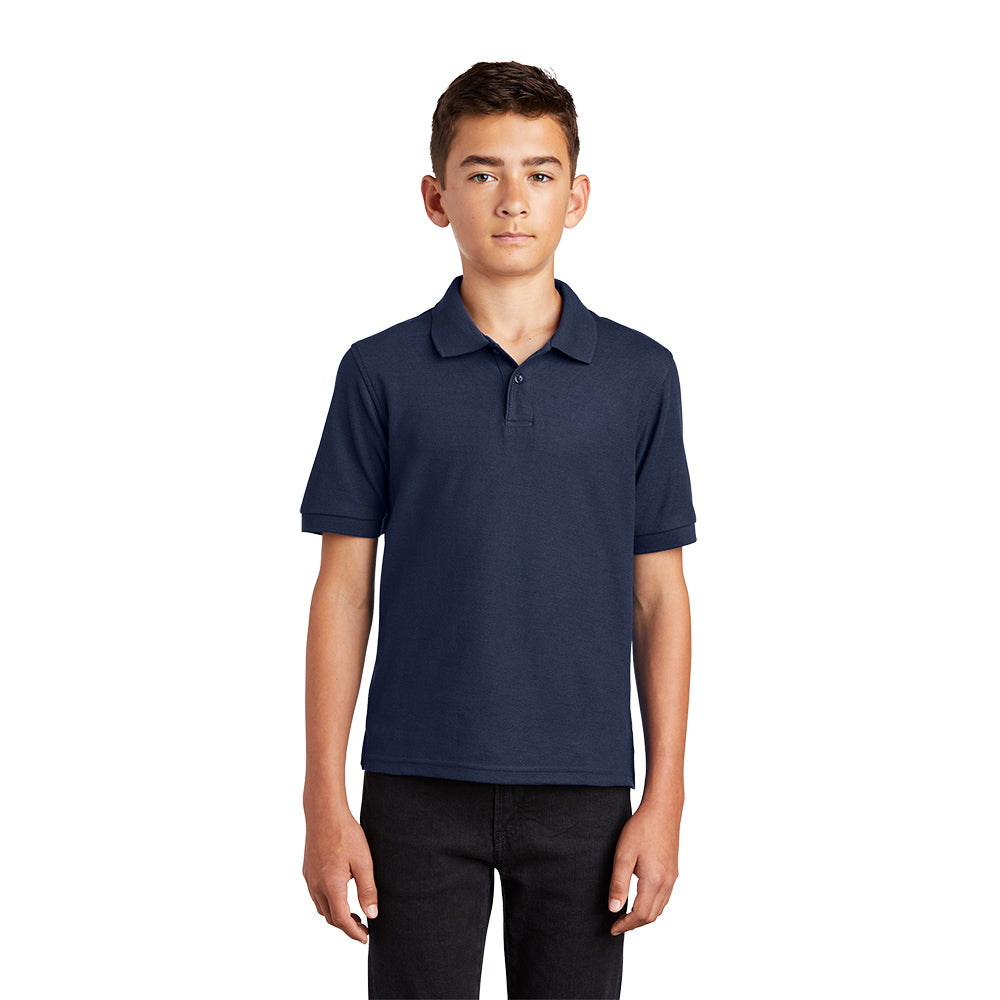 Youth Embroidered Kent School Silk Touch™ Polo ~ 4 color options